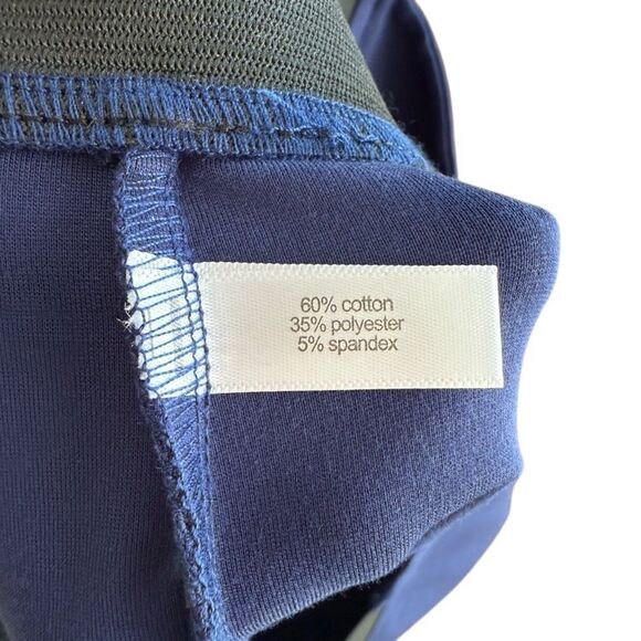 Eloquii Pants Front Seam Pull On Elastic Panel Waist 24 Blue NWT - Picture 5 of 6